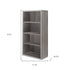 11.75" x 23.75" x 47.5" Cappuccino Particle Board Adjustable Shelves Bookshelf